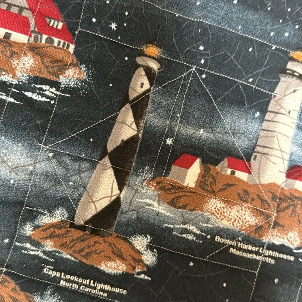Handmade quilted sailboat wall hanging